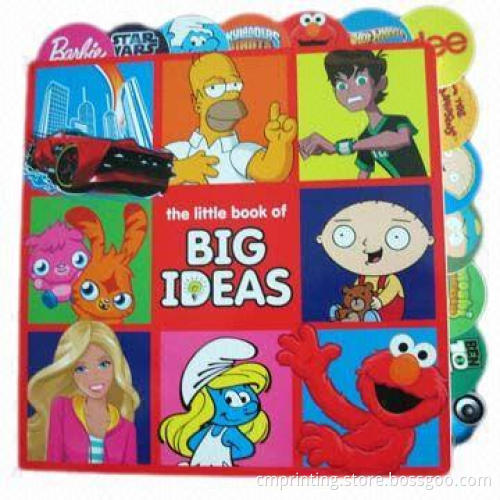 Die-cut Cardboard Book Printing, Full Color